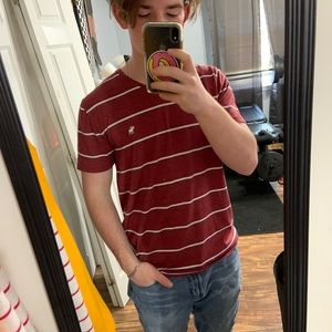 Abercrombie and Fitch V-neck Stropped Muscle Tee